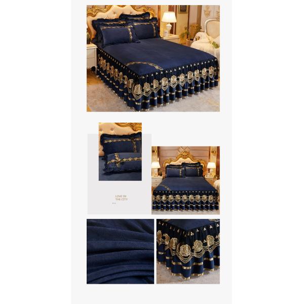 Luxury Embroidery Label Удобный свадебный одеял с хлопковым наполнителем