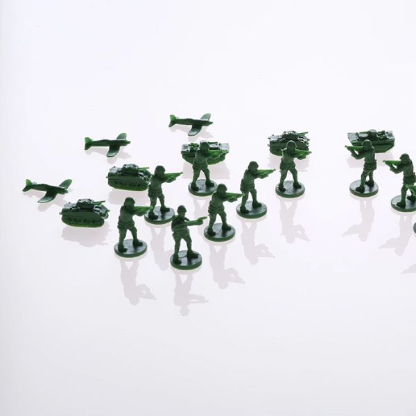 5 Pack Plastic Mini Figure Sandbox Toy Set for Kids 1:35 Scale Plastic