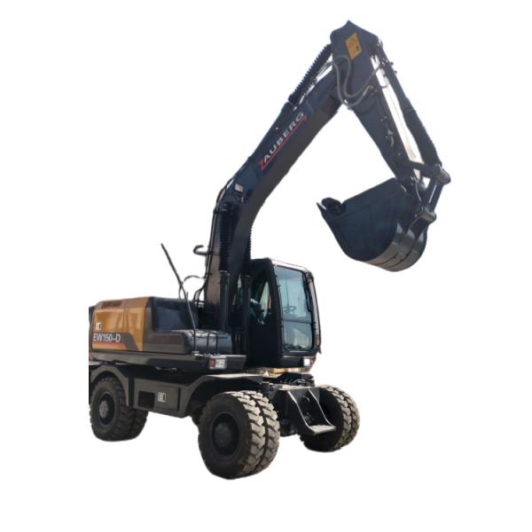 DX150W-9 Excavadora Hidráulica Motor Isuzu 13,52 toneladas Excavadora de Roda de Balde