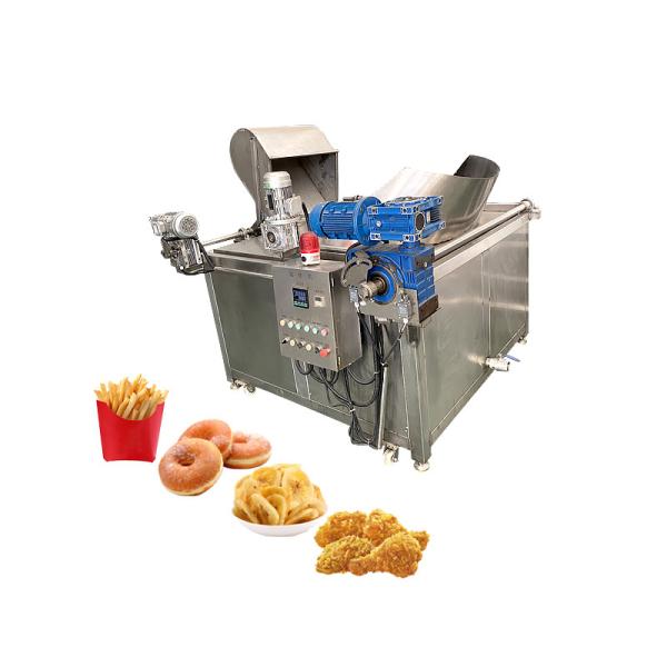 Máquina de fritura elétrica de 36 kW de alta produtividade para fritar pele de porco e batatas fritas