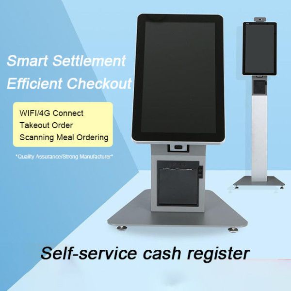 15.6 inch Multi-Purpose Self Order Kiosk Fast Food with Integrated Inventory Management