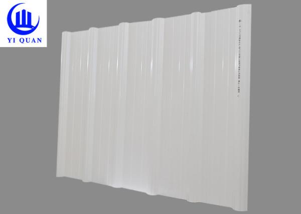 1130mm PVC Roof Tiles Bright Color ASA Corrugated Plastic Roofing Sheets