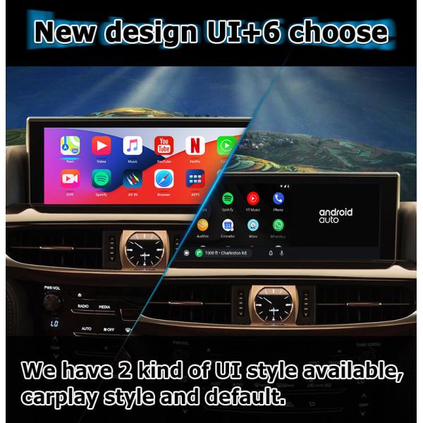 Автомобиль андроида ROM 4GB коробки 16GB навигации интерфейса Lexus LX570 Lexus carplay/GPS