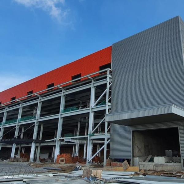 Q355 Q235B Steel Grade H Steel Structure Workshop with Customizable Size and Aluminum Alloy Window