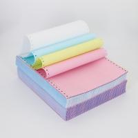 Categoria cor-de-rosa verde azul amarela de papel importada 100% A da cor do NCR da polpa de madeira do Virgin