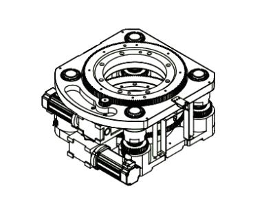 Hot Sale Indusrtial Agv Robot Parts Four Screw Jacking and Rotation Module