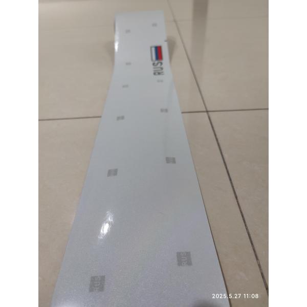 Fabrica personalizada placa de licencia en blanco número de placa película reflectante resistente a la intemperie placa de licencia película reflectante