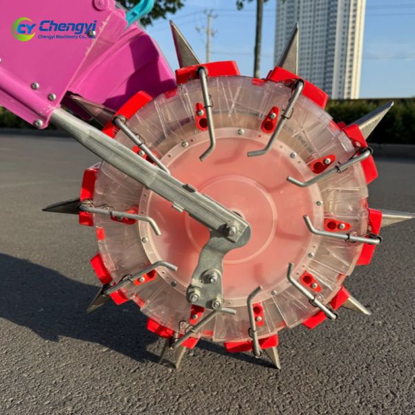 Farmland Heavy Duty Hand Push Seeder With Rust Resistant Coating 4Kg Seed Capacity