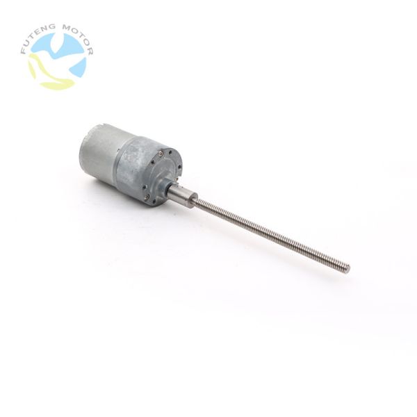 Futeng Factory Wholesale 37mm 12v 24v Long Pole High Torque Efficiency Motors Dc Spur Gear Motor for Robot