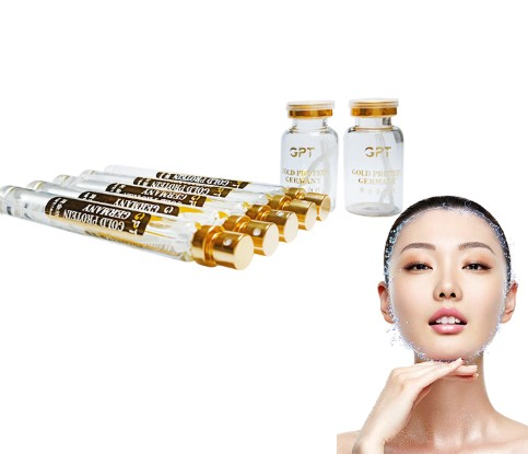 коллаген пептида протеина золота сыворотки 5pcs лицевой продевая нитку подъем