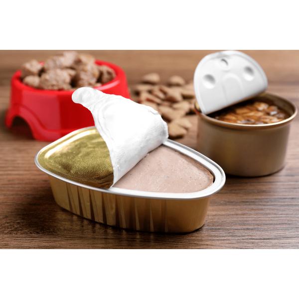 100ml 240ml 300ml Foil Food Containers For Pets Airtight Aluminum Foil Sealing Lids