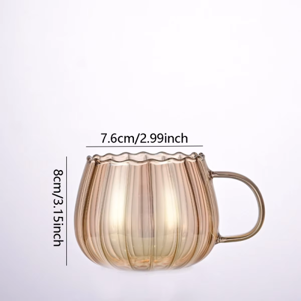 Heat Resistant High Borosilicate Glass Coffee Tea Juice Cup For Coffee Tea Daily Drinking