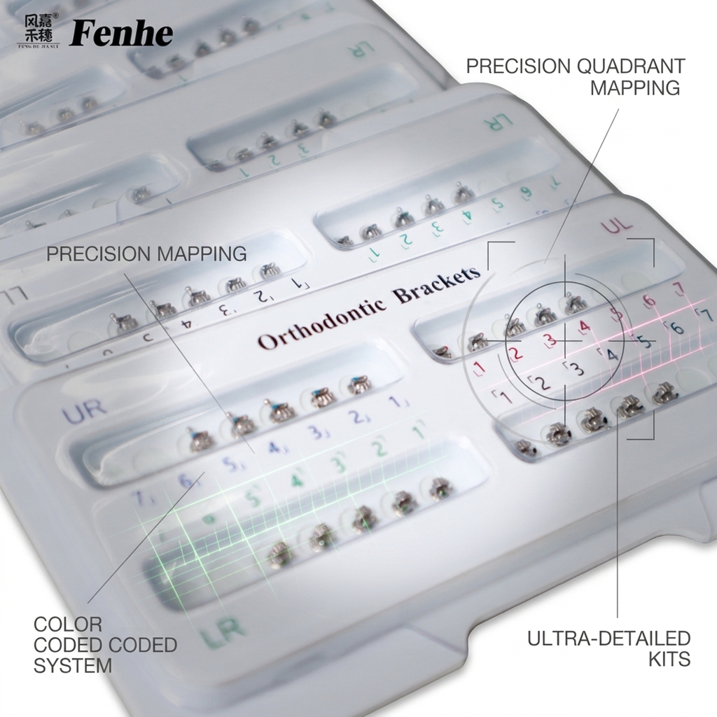 0.022 Slot Size Self Ligating Brackets with Stainless Steel Material and Low-profile Design for Optimal Orthodontic Results