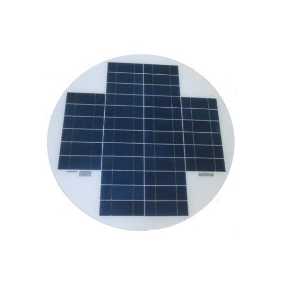 Street Light Charger Round Solar Panel / Solar PV Modules 25 Watt Beautiful Looking