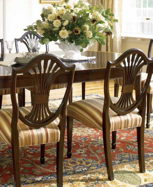 Cherry Veneer Restaurant Table And Chair Sets With Cushion / Walnut Veneer