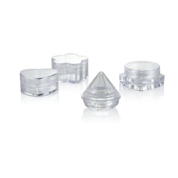 Collar Material PS 2.5ml 3ml Round Jar for Portable Cream Direct