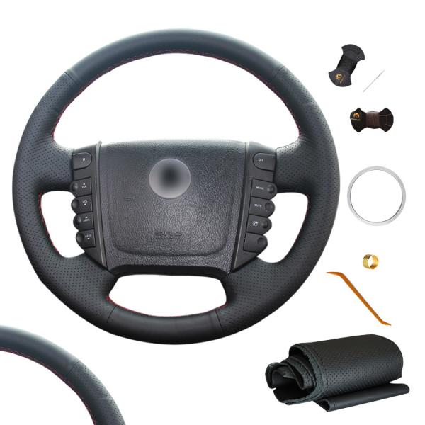 Custom Design Sports Steering Wheel Cover for Ssangyong Rexton W Add a Touch of Style