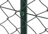 o Pvc de Construction Farm Protection da cerca do elo de corrente de 1.8m revestiu