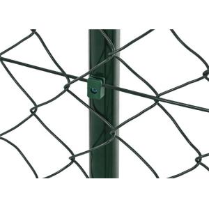 Pvc предохранения от фермы конструкции загородки звена цепи 1.8m покрыл