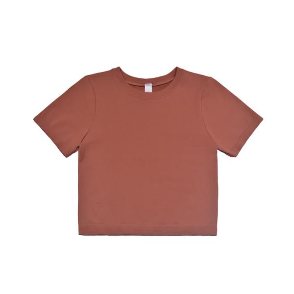 OEM ODM Loose Women'S Short Sleeve V Neck T Shirts Plaid Pattern For Summer