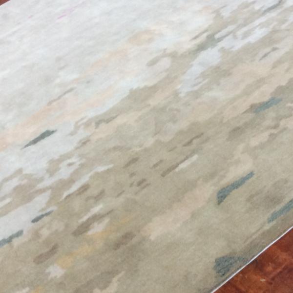 Medium Pile Handmade Tufting White Color Carpet and Rug Custom Design for Modern Style