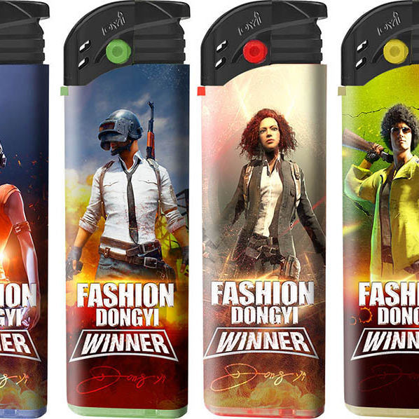 Customization Custom Personality Graphic Cigarette Lighter Ultra-Thin Electric Lighter