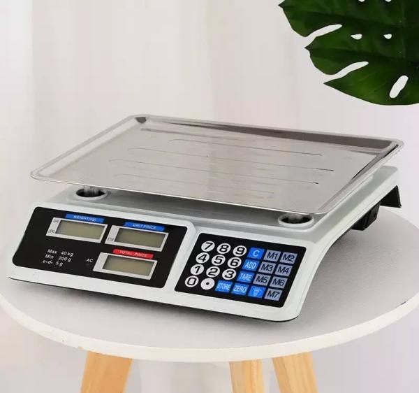 40 kg Balance électronique numérique de haute précision pour les supermarchés et les ménages