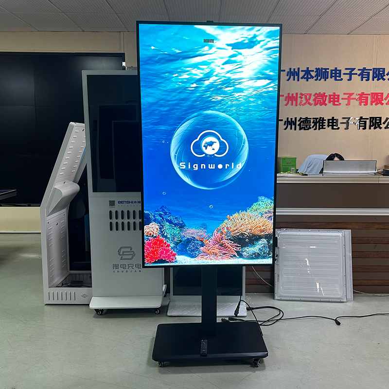 43 дюймовый окно в магазине, обращенное к LCD-монитору, коммерческий рекламный дисплей, смарт-телевизор, цифровые вывески