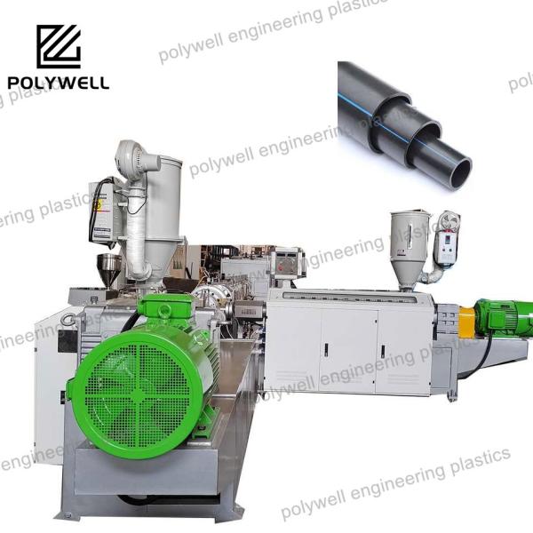 Plastic PVC / PE / HDPE / PP / PPR Electric Conduit Cable Pipe Panel Extruder