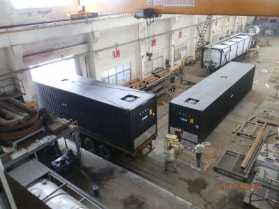 60000L Liquid Asphalt Storage Tanks Bitumen Heating Tank  Standard 40HQ Size