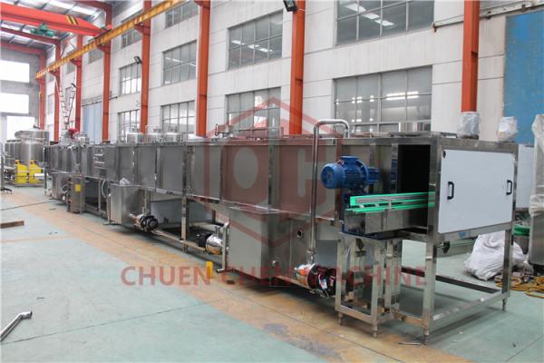 Carbonated Drink / Beer Tunnel Pasteurization Equipment For Bottled Beverage Production Line