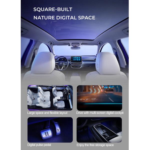 ID6 Cross VW Electric Car Sunroof Volkswagen ID 6 SUV 601KM ID.6 X EV made in China