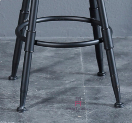 Места древесины/кожи барных стулов Ресцаурант металла стиля просторной квартиры регулируемые запирают стул