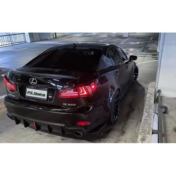 New Design IS 250 2008 Upgrade Body Kit Bumper Diffuser Lip for Lexus IS250 2006-2012 IS300 IS350 IS Body Kit