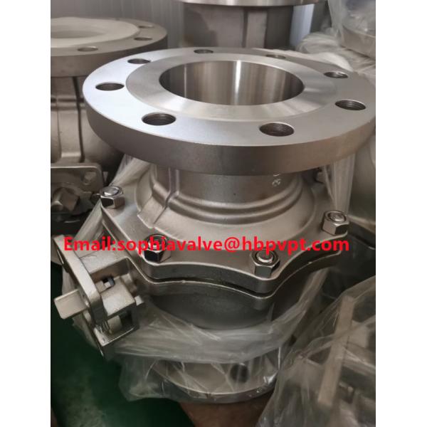 stainless steel SCS13 JIS10K flange end ball valve