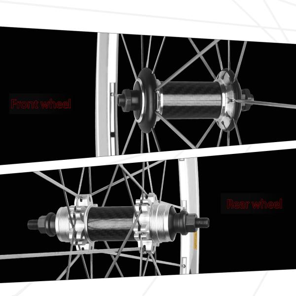 Road Bicycles Professional Custom Vintage Silver Fixed Gear Racing Wheel Set 700c Vintage Road Dead Fly