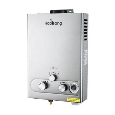 GNL aquecedor de água de gás doméstico 10L chuveiro de aquecimento instantâneo