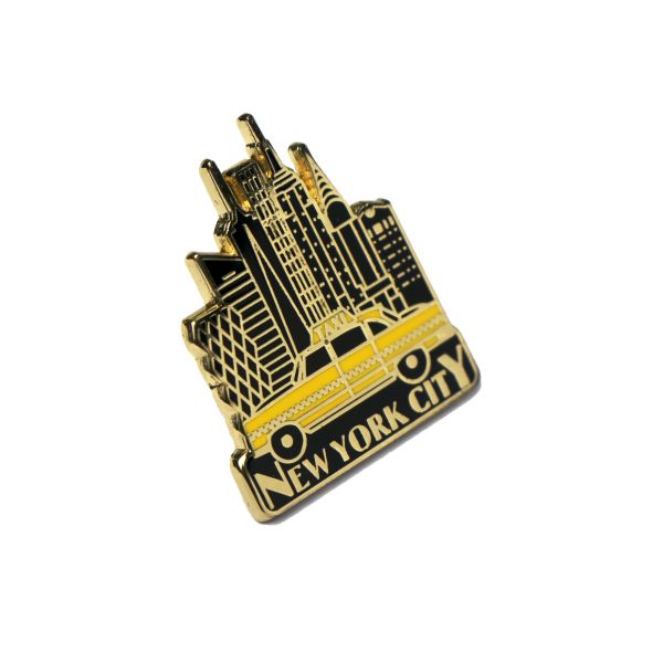 3D Custom Metal Logo Badges City Periphery Souvenir Pin Badges