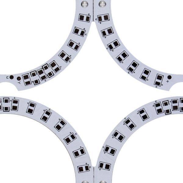 Разнослоистая трасса V PCB 8 слоев обнаженная тяжелая медная ОТРЕЗАЛА скашивать