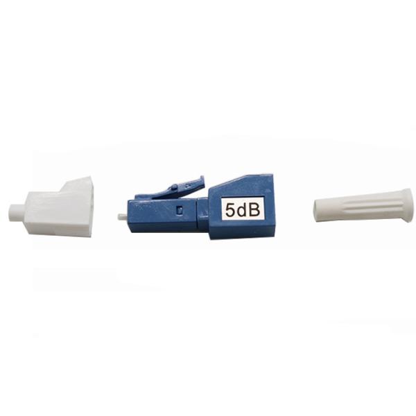 5dB Fixed Fiber Optical Attenuator Male To Female LC UPC
