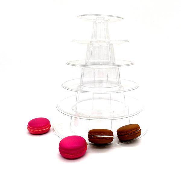 Одиночное расположение части 2X6 подноса Macaron 12 пакетов поднос вставки ясного пластикового пластиковый