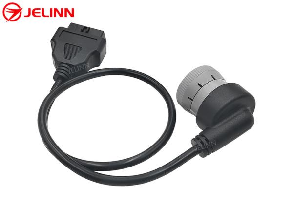 Right Angle J1708 6 Pin Connector to OBD 2 Connector Cable for Diagnosing Devices or Trackers