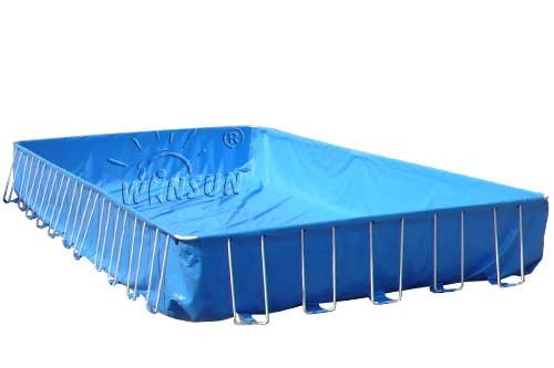 Framed Blow Up Swimming Pools , Waterproof PVC Inflatable Swimming Pool