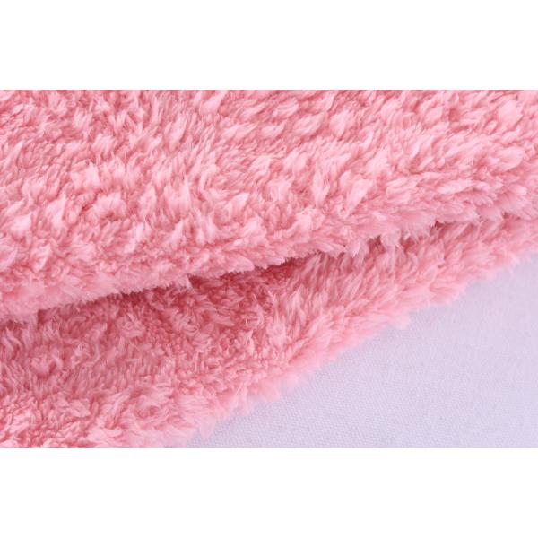 New Arrive Soft 100 Polyester Cotton Jacquard Embossed Fleece Fabric for Shoes Men Womens Clothing