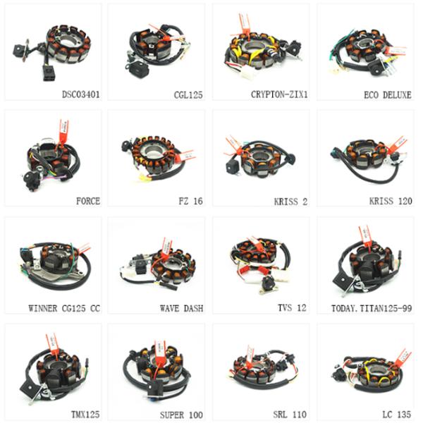 Magneto Copper Wire Stator Coil Motorcycle , Aftermarket Motorcycle Stator  For Yamaha YP125