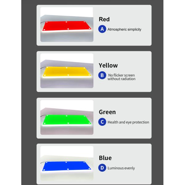Plaque signalétique en alliage d'aluminium pour équipement LED, indicateur lumineux, indice de rendu des couleurs 80 Ra
