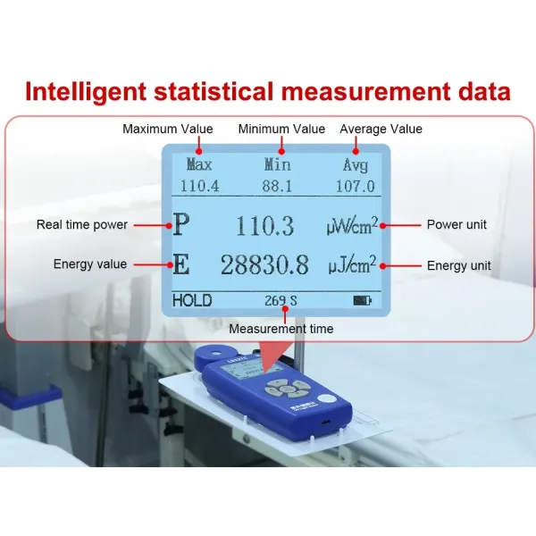 Ls127c 254nm UVC Ultraviolet Radiation Meter UV Light Radiometer