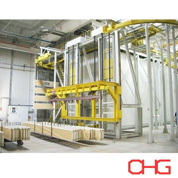 Powder Coating Line designed for iron electrical control cabinets automatic spraying and manual coating for detailed finish