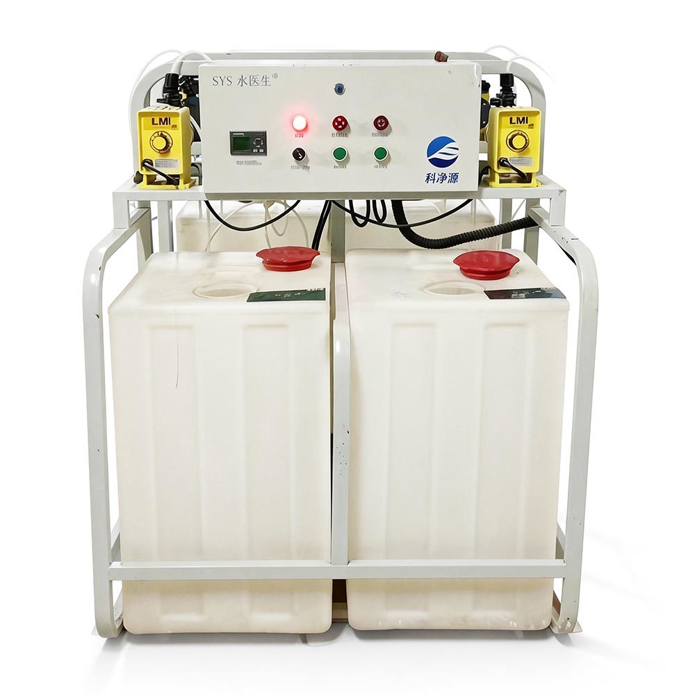 Low Power Consumption Chemical Automatic Dosing Machine in Cooling Tower Solar Compatible Off Grid Type