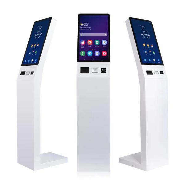 Customizable self service payment terminal with Optional Magnetic Stripe Card Swiper and RK3568 Android Solution Metal case Black